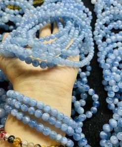 Alternative view of Vòng đá Aquamarine giá sỉ (Ngọc Xanh Biển)